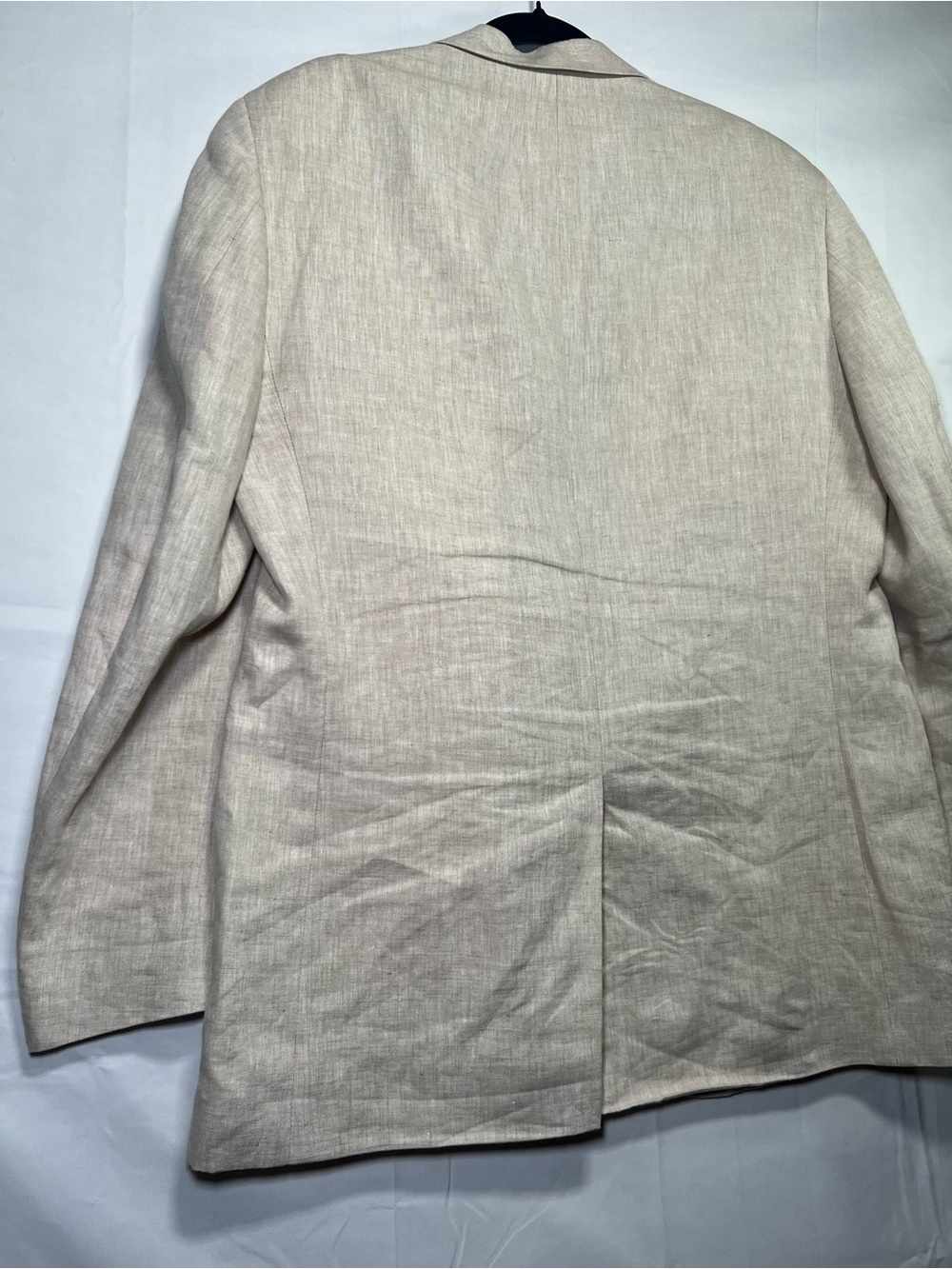 Haspel 100% Linen Beige Two Button Sport Coat Blazer 42R - Picture 8 of 9